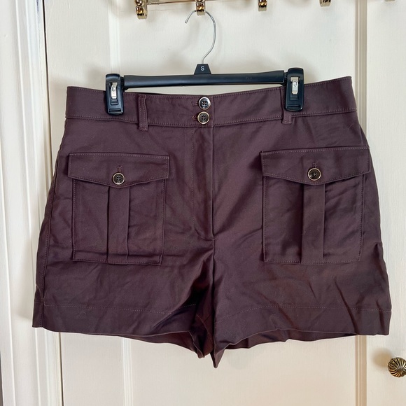 WHBM chocolate brown 4” shorts - Picture 1 of 9